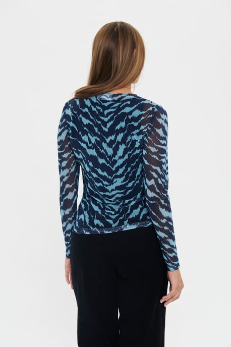 ZulvirSZ Blouse Blouse with long sleeve Fitted - Image 3