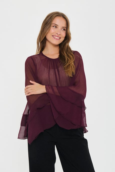 Blouse met lange mouwen MazelleSZ Blouse met lange mouwen Loose fit - Image 2