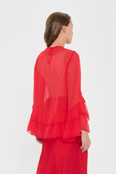 MazelleSZ Blouse Blouse with long sleeve Loose fit - Image 3