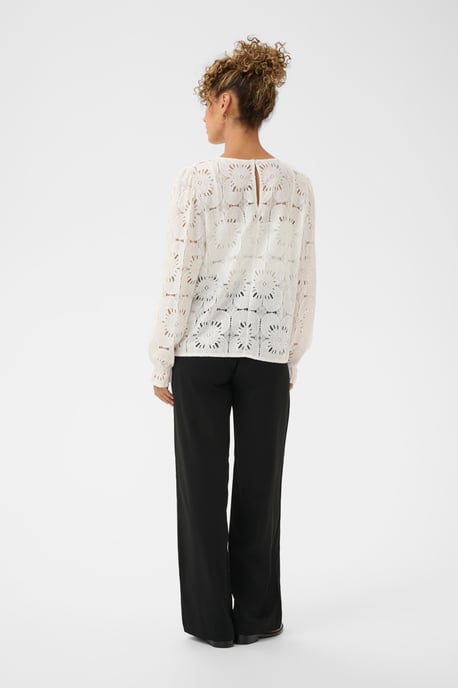 CRLibby LS Lace Blouse Blouse with long sleeve Straight fit - Image 2
