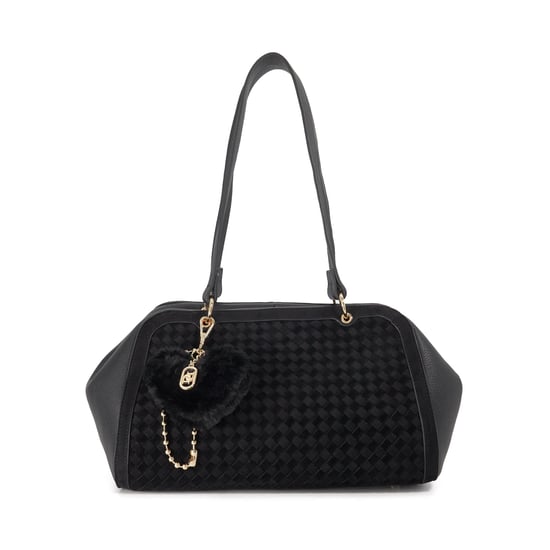 Dune Accessories Decisively - Woven Suede Shoulder Bag - Image 1