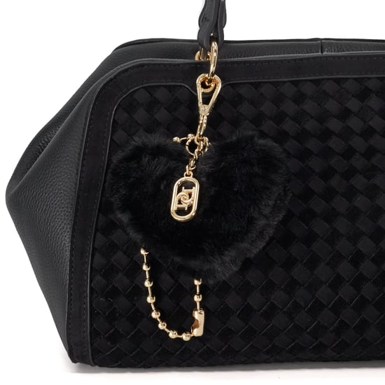 Dune Accessories Decisively - Woven Suede Shoulder Bag - Image 4
