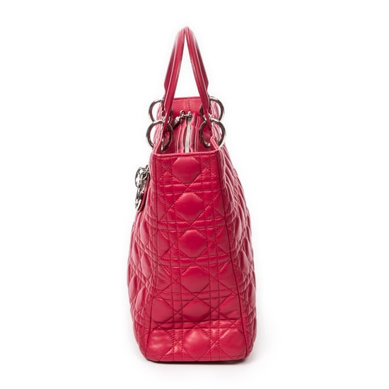 Large Lady Dior Zip Shoulder Bag - Image 3