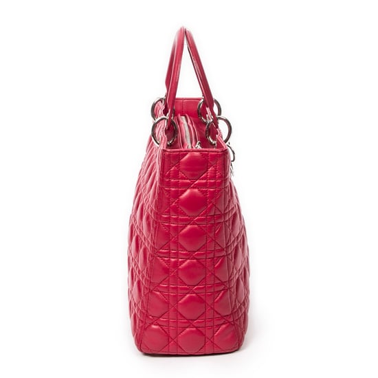 Large Lady Dior Zip Shoulder Bag - Image 4