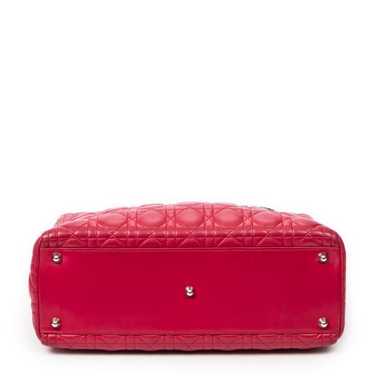 Large Lady Dior Zip Shoulder Bag - Image 6