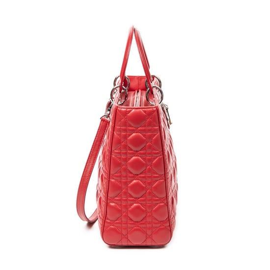 Large Lady Dior Zip Schoudertas - Image 4