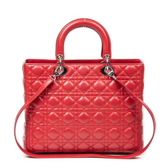 Large Lady Dior Zip Schoudertas - Image 5