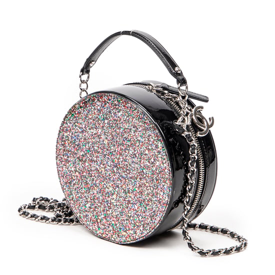 CC Round Glitter Chain Crossbody  Shoulder Bag - Image 2