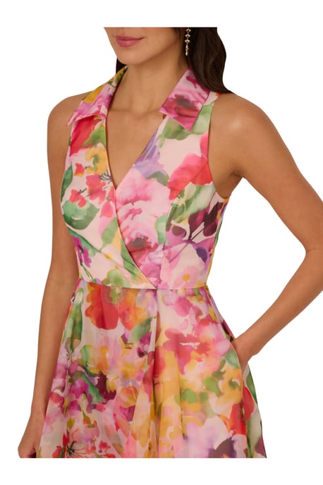 Printed High-Low Dress - Image 3