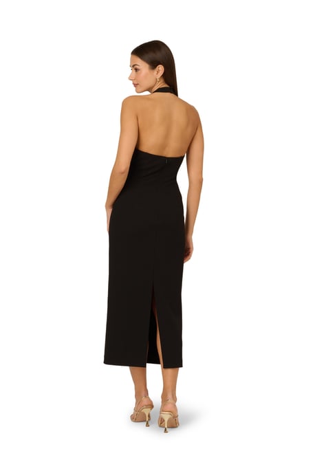 Knit Crepe Midi Dress - Image 2