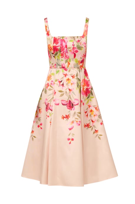 Border Mikado Midi Dress - Image 4