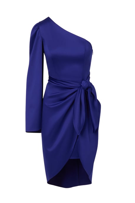 Side Knot Draped Dress - Image 2