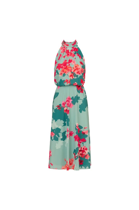 Halter Printed Midi Dress - Image 4