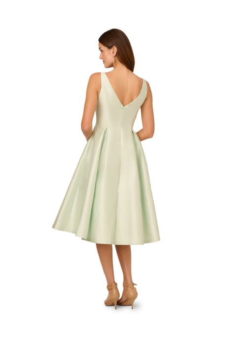 Sleeveless Tea Length Dress - Image 2