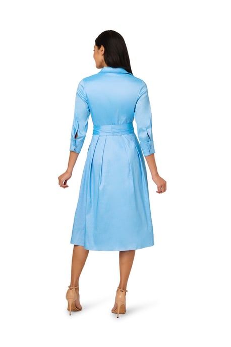 Taffeta Shirt Midi Dress - Image 2