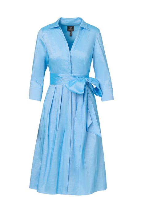 Taffeta Shirt Midi Dress - Image 4