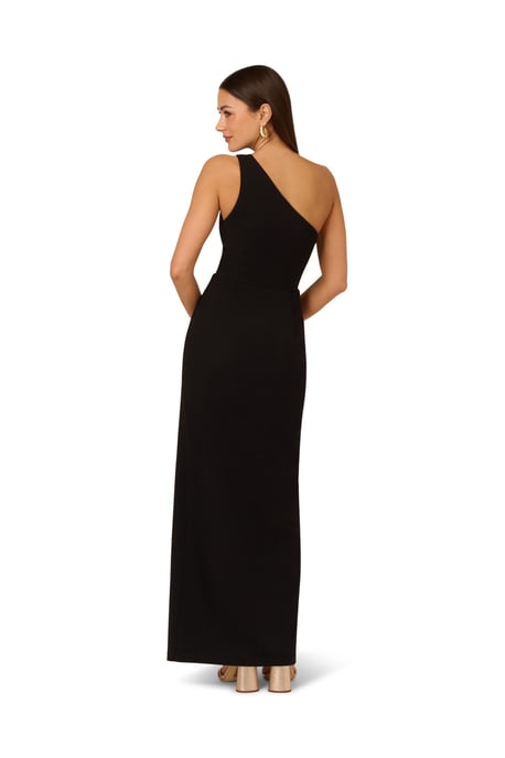 Knit Crepe Long Dress - Image 2