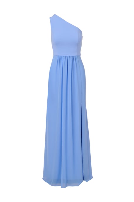 One Shoulder Chiffon Gown - Image 4