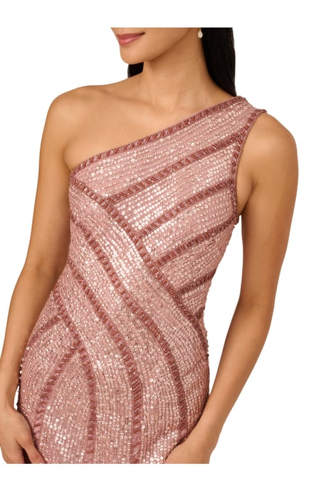 Bead Mesh Long Dress - Image 3