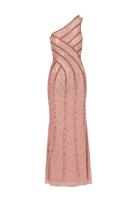 Bead Mesh Long Dress - Image 4