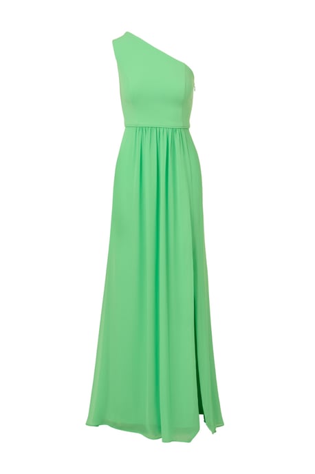 One Shoulder Chiffon Gown - Image 4