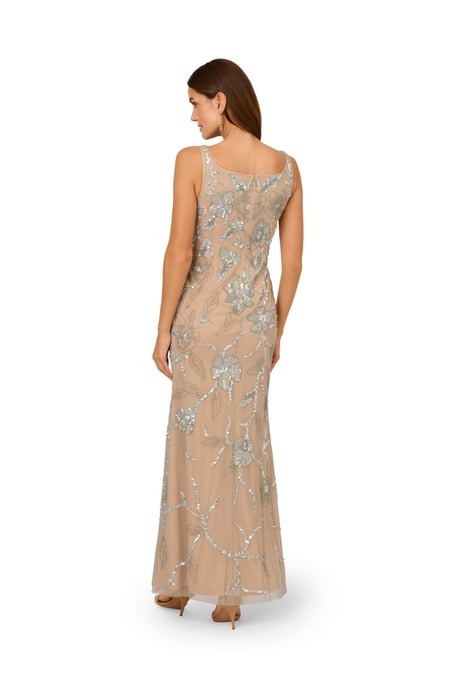 Beaded Mermaid Long Dress - Image 2