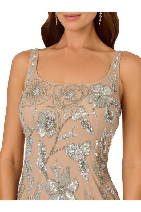 Beaded Mermaid Long Dress - Image 3