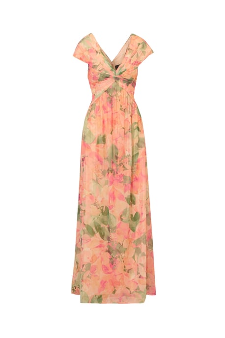 Printed Front Twist Gown - Image 4