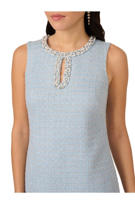 Embellished Boucle Shift Dress - Image 3