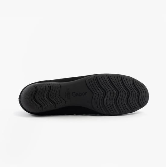 Gabor Ruffle Womens Shoes Black - Image 3