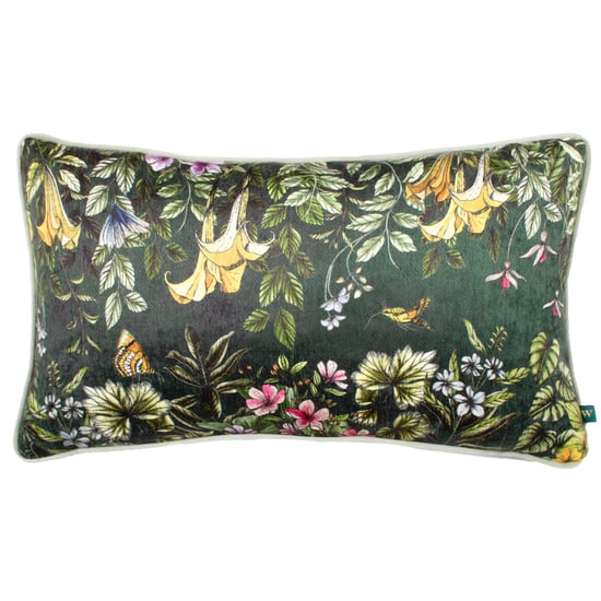 Wylder Leilani Printed Chenille Feather Filled Cushion - Image 1