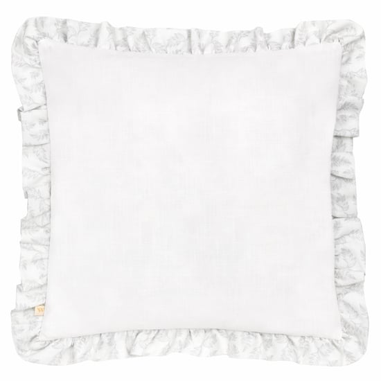 Wylder Chloe Printed Ruffle Cushion Cover, Soft White, - Image 2