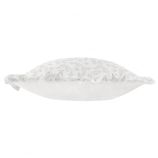 Wylder Chloe Printed Ruffle Cushion Cover, Soft White, - Image 3