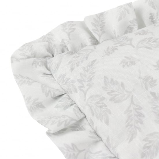 Wylder Chloe Printed Ruffle Cushion Cover, Soft White, - Image 4