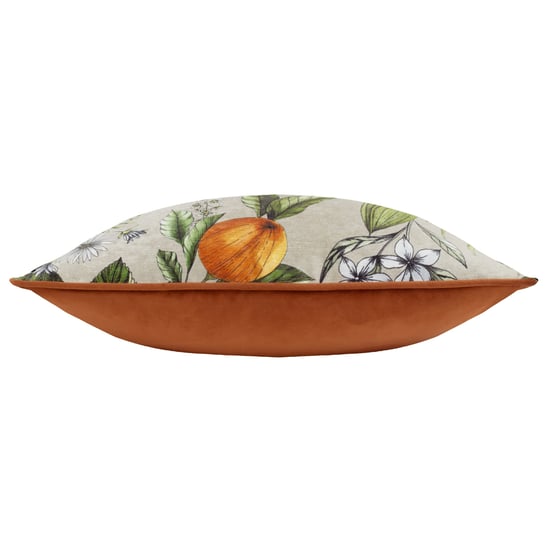 Wylder Leilani Square Toco Printed Chenille Feather Filled Cushion - Image 3