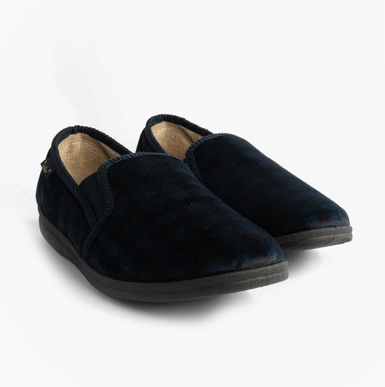 Dr Keller Darren Guss Mens Slippers Navy - Image 4