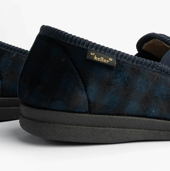 Dr Keller Darren Guss Mens Slippers Navy - Image 6