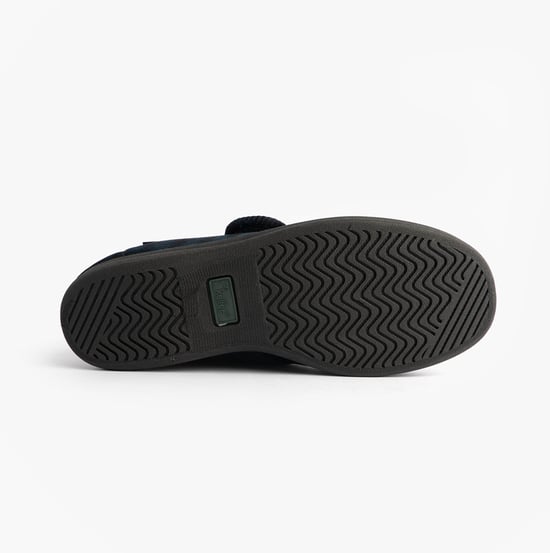 Dr Keller Darren Velc Mens Slippers Navy - Image 3