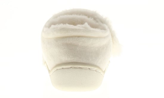 Princess Stardust Girls Slippers Ballerina Touch Fastening Cosy White - Image 4