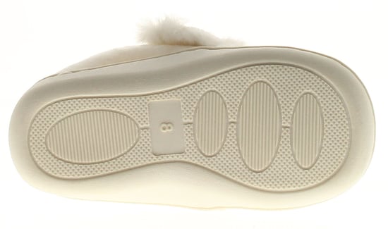 Princess Stardust Girls Slippers Ballerina Touch Fastening Cosy White - Image 5