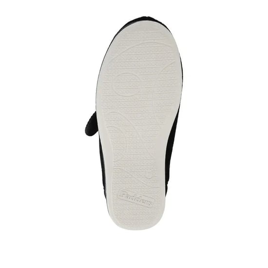 Padders Camilla Womens (2e Fit) Touch Fasten Slippers Black - Image 5