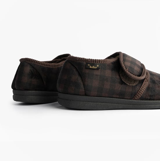 Dr Keller Darren Velc Mens Slippers Brown - Image 5