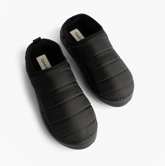 Calvin Klein Home Slipper Ripstop Mens Slippers Black - Image 2