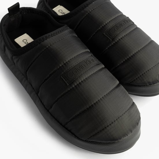 Calvin Klein Home Slipper Ripstop Mens Slippers Black - Image 6