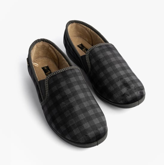 Dr Keller Darren Guss Mens Slippers Grey - Image 2