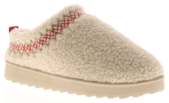 Apache Girls Slippers Andover Jnr Slip On Borg Mules Chunky Soles - Image 1