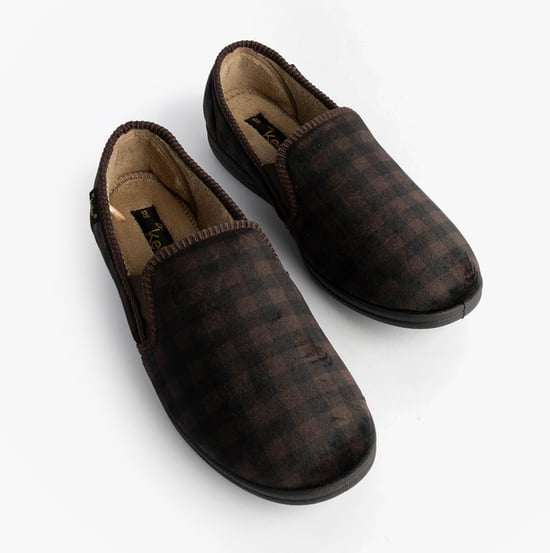 Dr Keller Darren Guss Mens Slippers Brown - Image 2