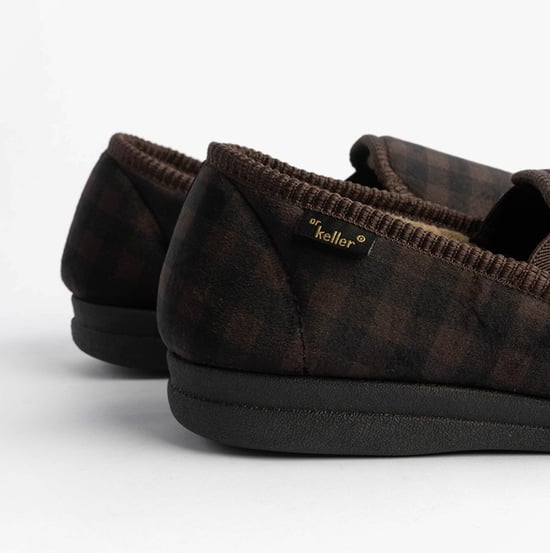 Dr Keller Darren Guss Mens Slippers Brown - Image 4