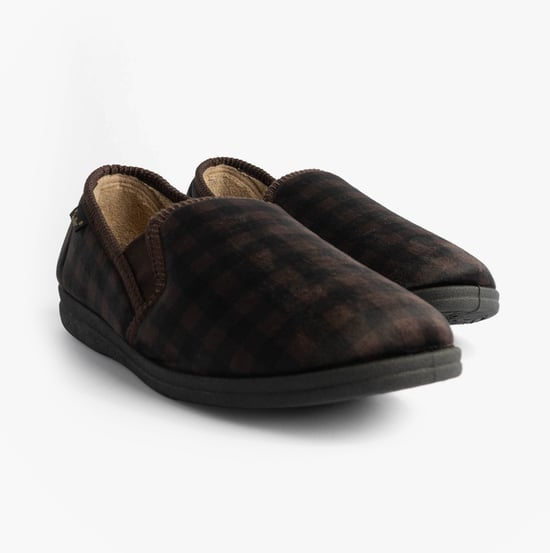 Dr Keller Darren Guss Mens Slippers Brown - Image 5