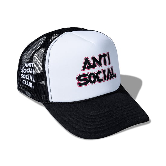 ASSC Unisex Racing Trucker Hat in Black - Image 2